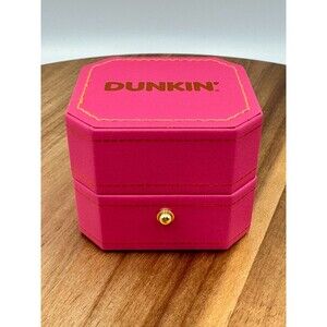 DUNKIN DONUTS NEW Limited Edition Single Munchkin Proposal Wedding Ring Box
